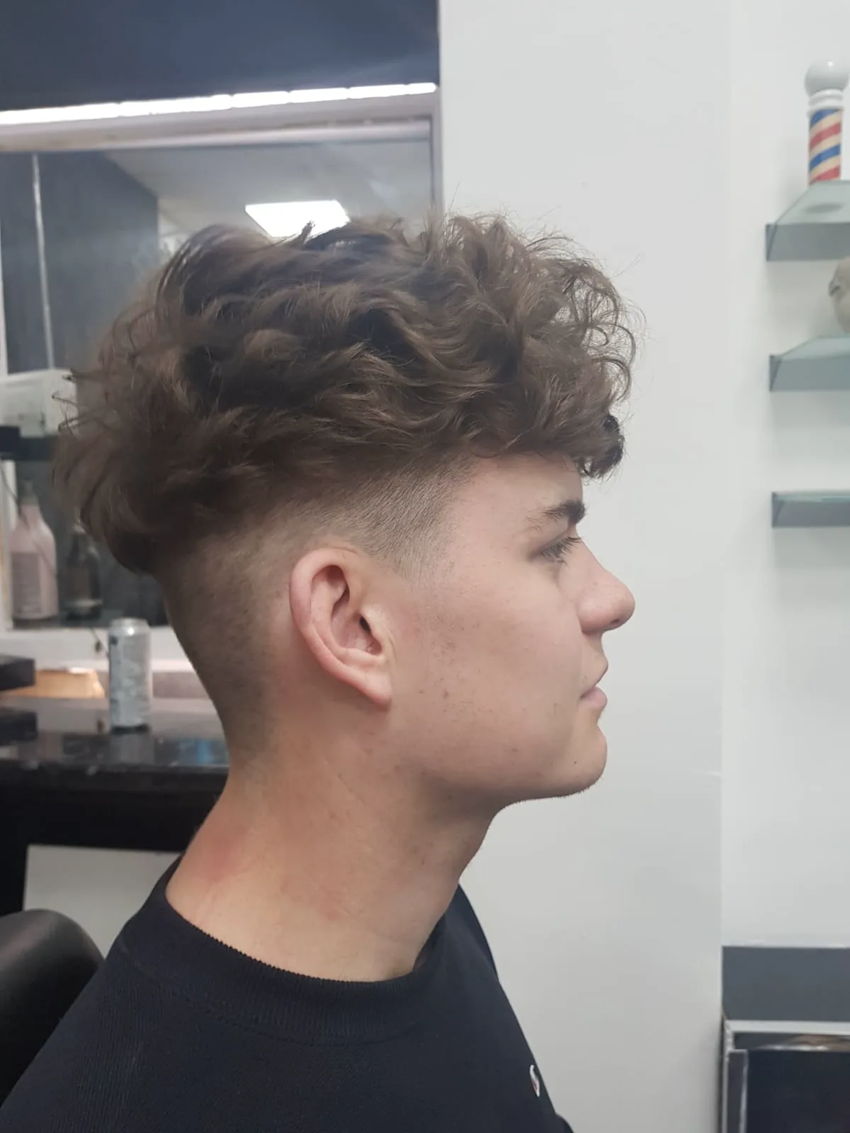 Precision skin fade from the back, Sauchiehall Barbers Glasgow